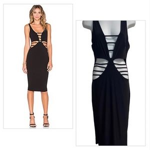 Sexy Black Cutout Dress Size M